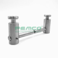 Modern Design Balcony 10 12 Mm Glass Railing Ftting Stainless Steel Glass Panel Clamp